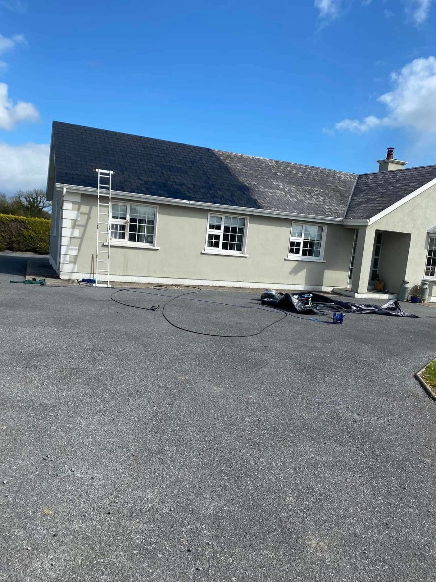 Cleaning an Irish country property